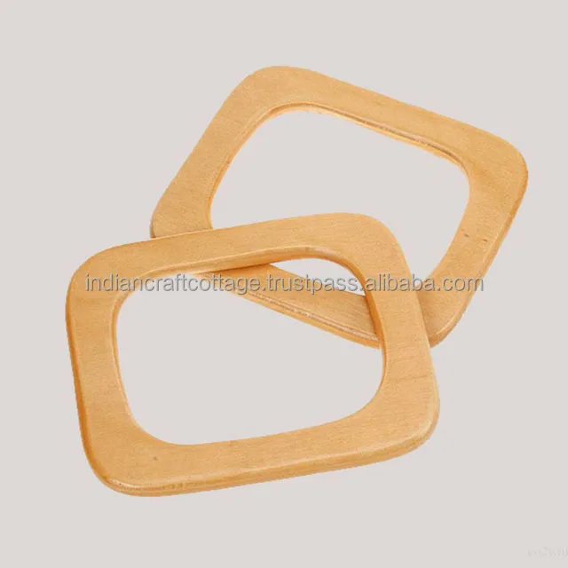 Buy Custom Color Handbag Handle Bag Wooden Handle