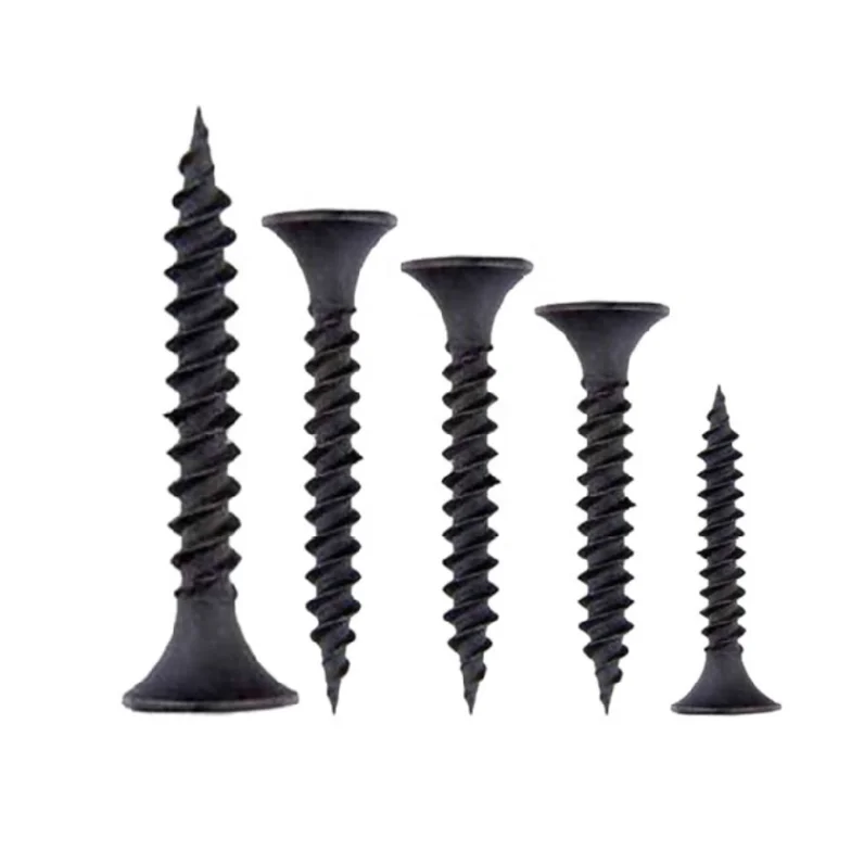 Countersunk Head Black Phosphated Metal Parafuso Drywall For Plastic And Gypsum Board Self Tapping Drywall Screws