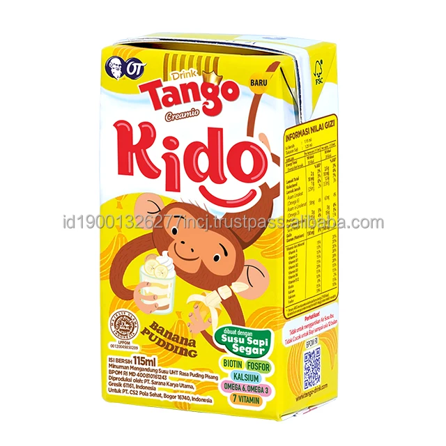 Банановое молоко Tango Kido