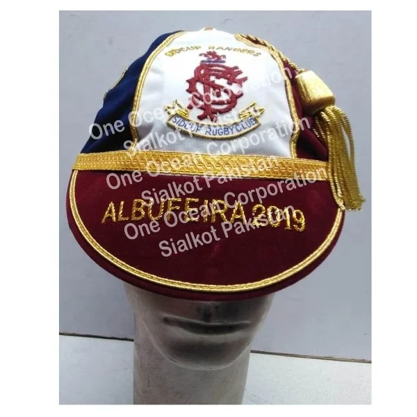 Высококачественная Кепка для регби ручной работы кепка чемпионата по футбола мяча хоккея крикета клуба шапки