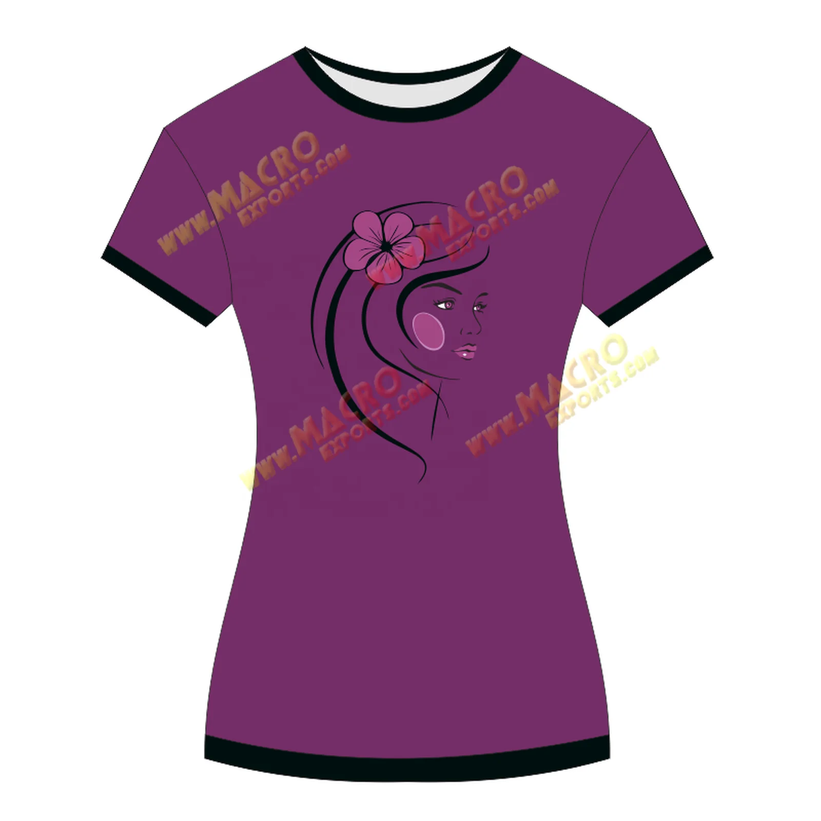 Women Summer Crew Neck Short Sleeve Blouse Solid T Shirt Casual Loose Tunic Tops Jersey Blank OEM Service Adults Plain Knitted