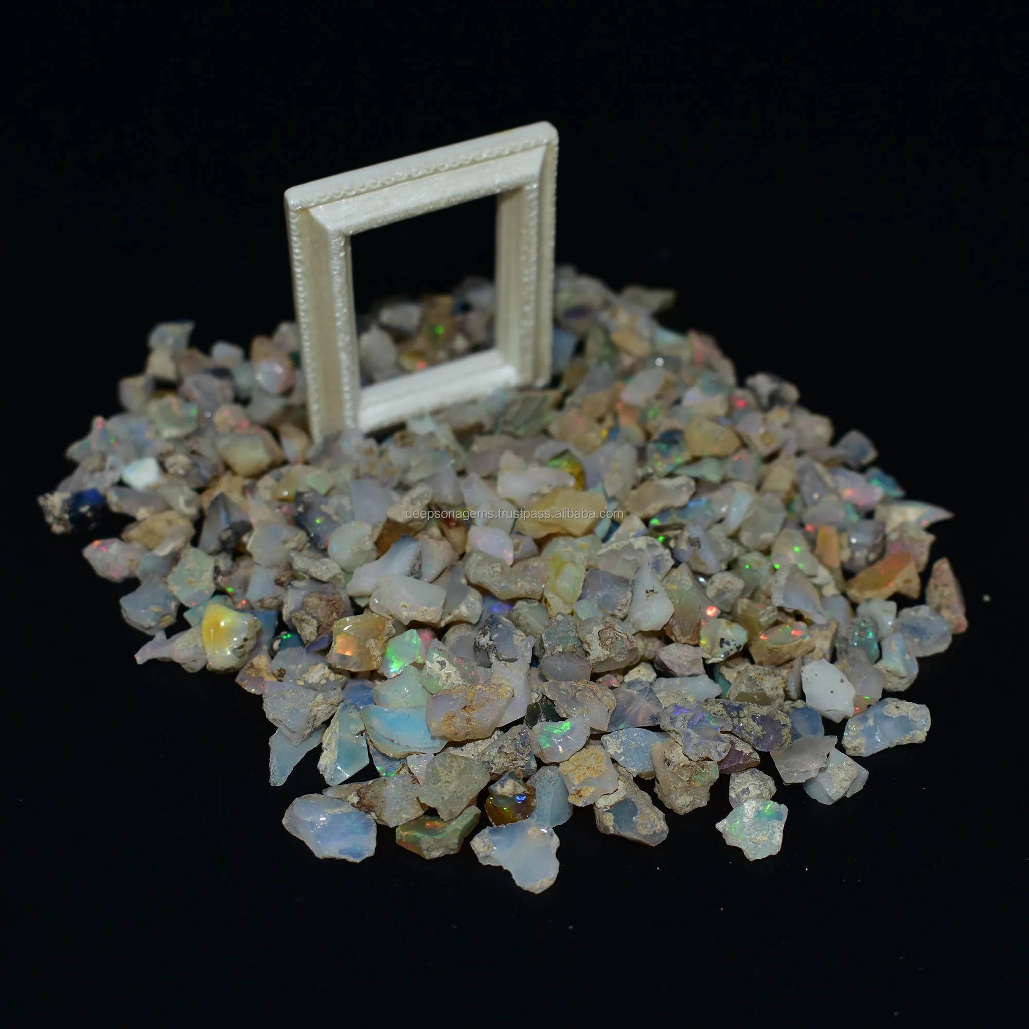 Незарезанный необработанный Эфиопский огненный опал Welo для изготовления ювелирных