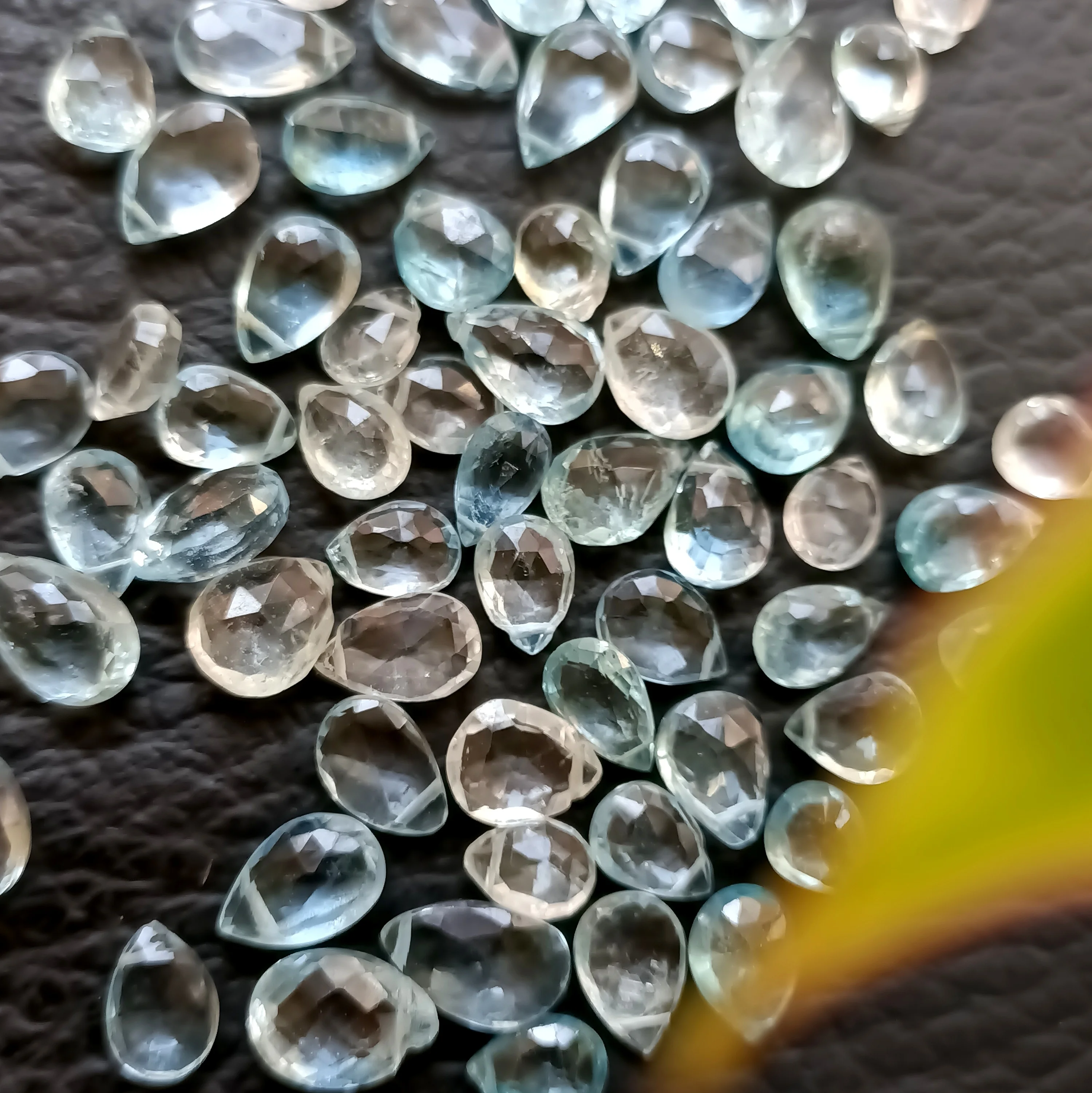Good Quality Natural Cut Aquamarine Loose Faceted Gemstone Beaded Briolette Making Jewelry Wholesaler price per carat