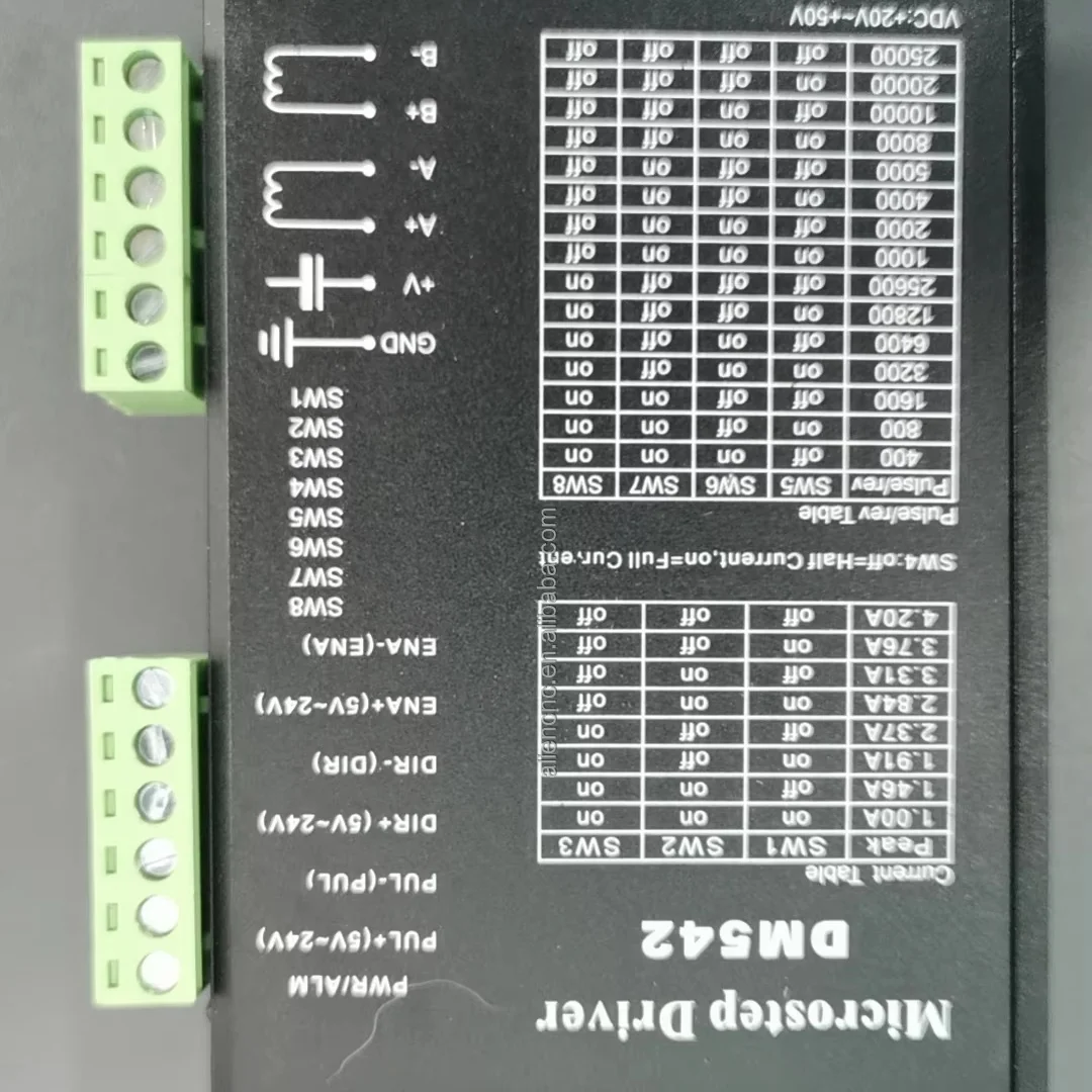 Low Heating Compact Design Microstep Driver 5-24V Equipped for Life Column Rotary Axis in Laser Marking Machine