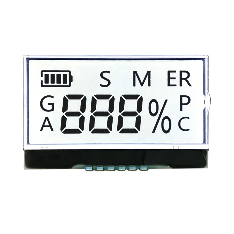 Small TN Segment LCD Module 7 Segment 4 Digits Segment LCD Displays