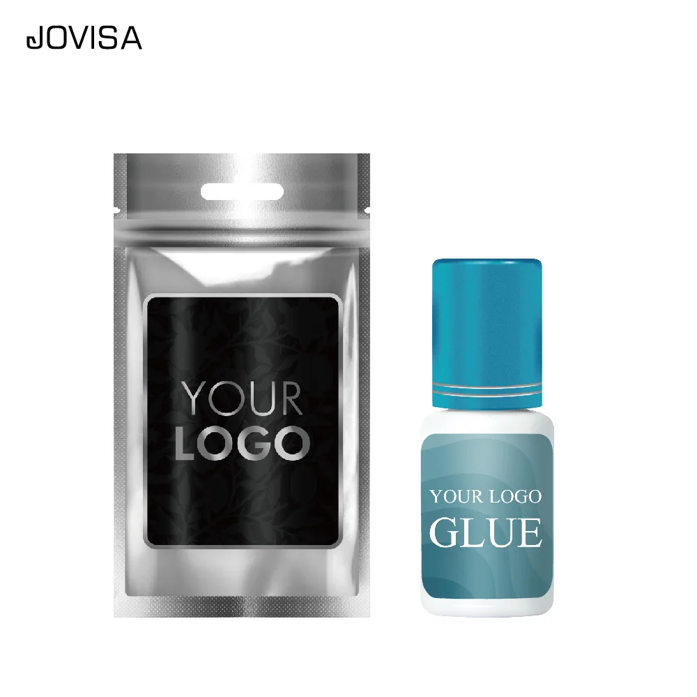 Клей JOVISA для ресниц без латекса клей с фирменной этикеткой стойкий 30% 70% относительной влажности наращивания