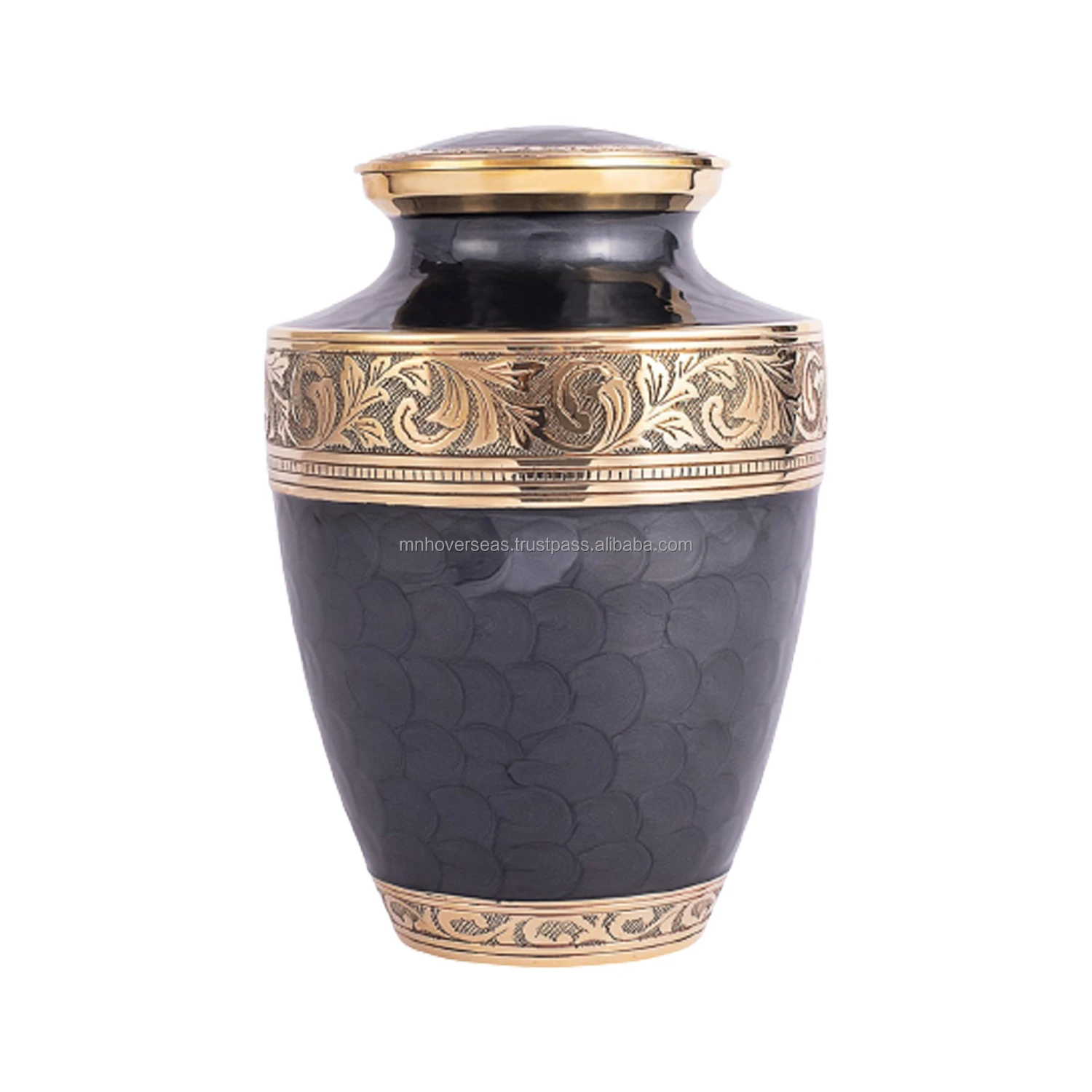 Premium Virtue Onyx Gray Brass Cremation Adult Pitcher