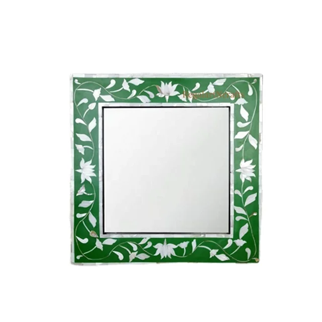 Высокопоставленная Минималистичная металлическая фоторамка от Aaliyan Impex прямоугольная швабра инкрустация ручной работы Подарочная коробка с логотипом лотоса и цветочным дизайном