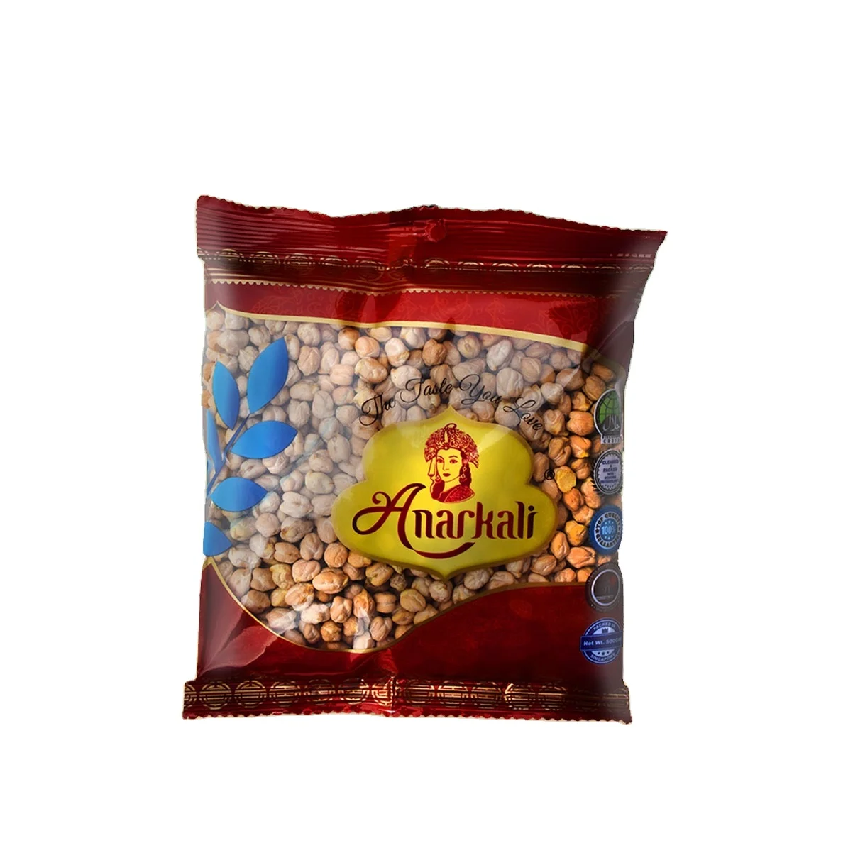 
 Качественный продукт Dhals & Beans, коричневый Цыпленок, Премиум сушеный Нут  