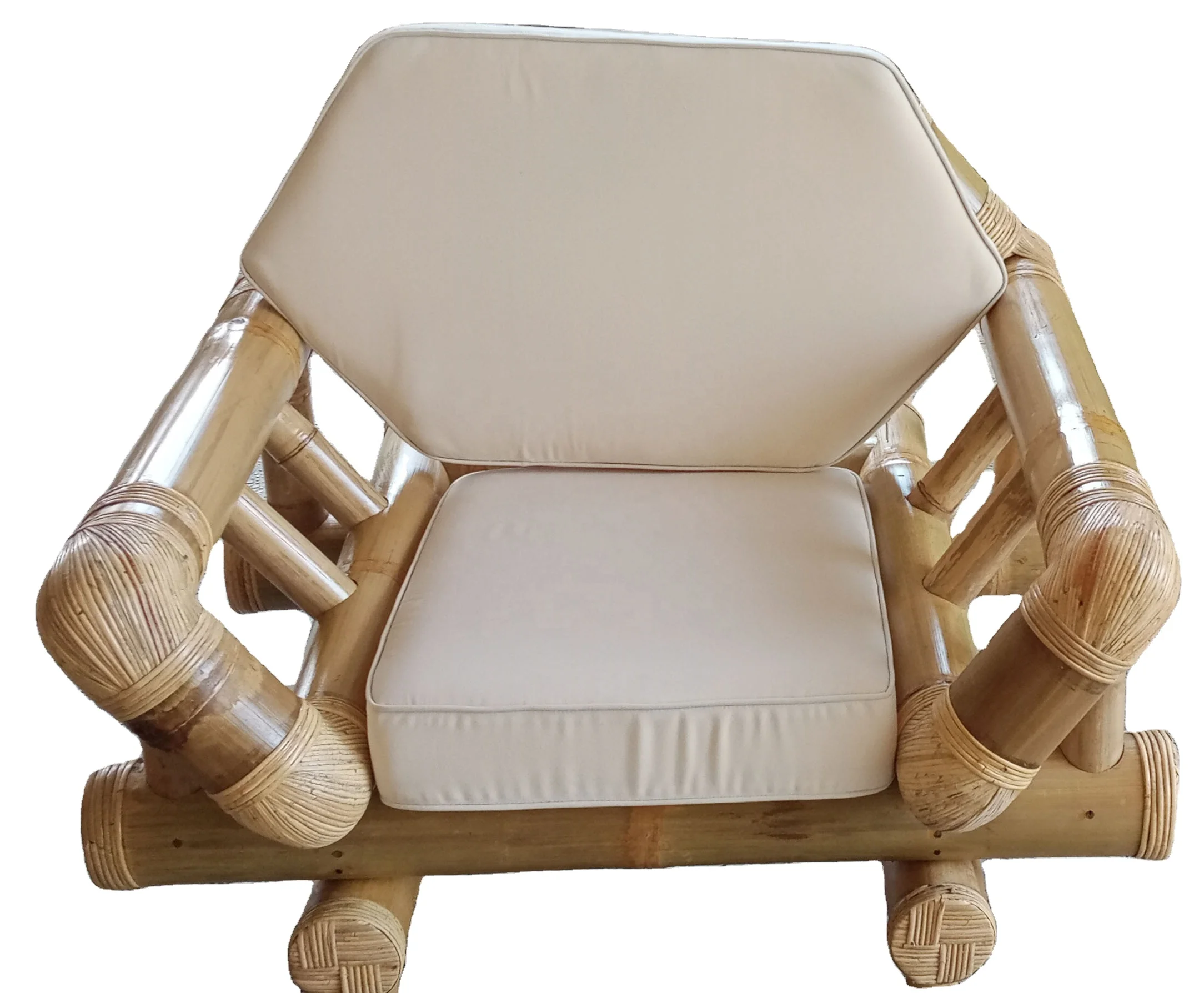 Handmade Traditional Style Bamboo Sofa Indonesia High Quality Cheap Price Home Furniture Living Rooms Parks Workshop School