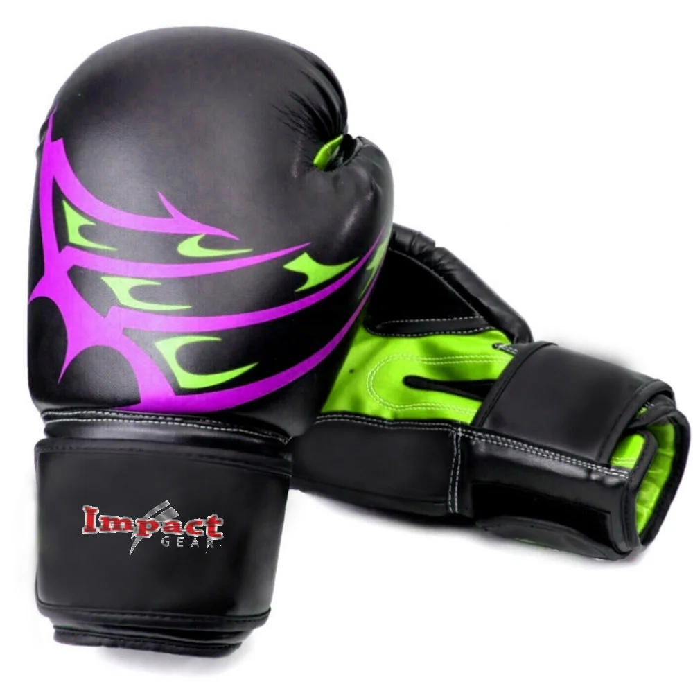 Тренировочные Перчатки из ПУ кожи Impact gear с индивидуальным логотипом Боксерские перчатки для мужчин и женщин