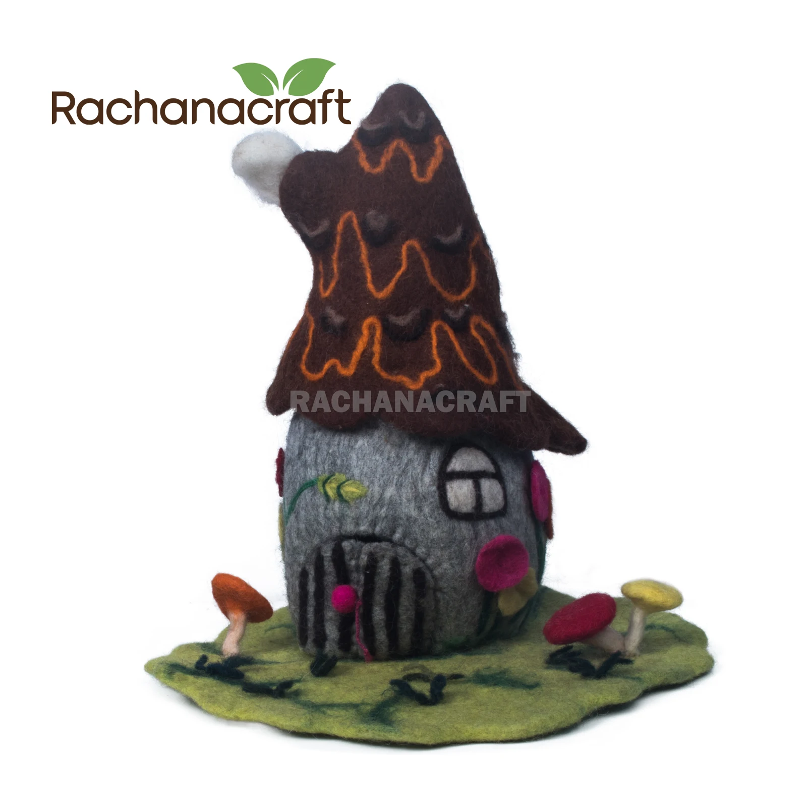 Waldorf Inspired Felt Fairy Home For Nursery Kids Room Decor Or Gift Play Toy Used Different Felting Method Handmade In Nepal