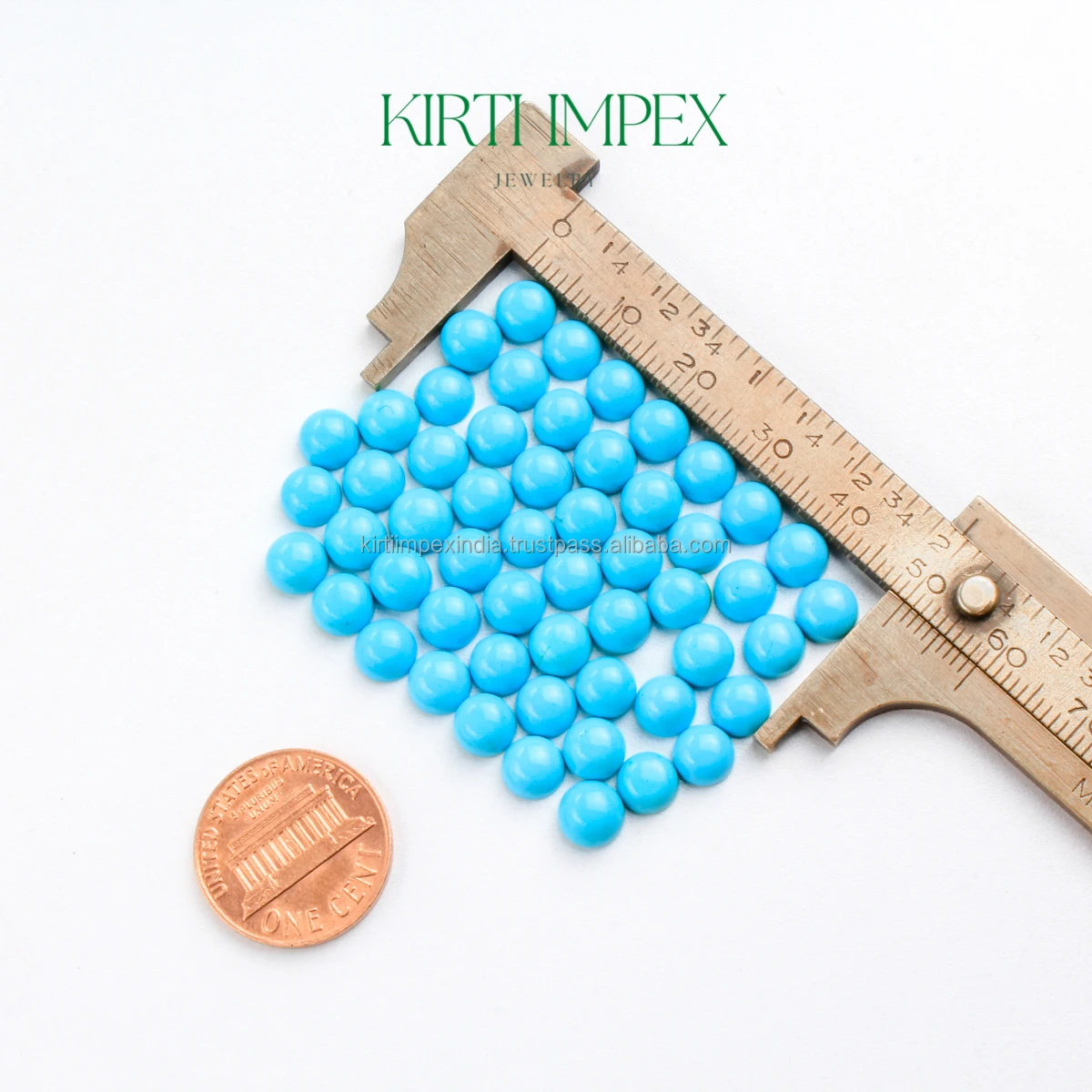 Turquoise Synthetic 6 MM Cabochons Semi-Precious Loose Affordable Crystal FlatBack Cabochons Mixed Quality