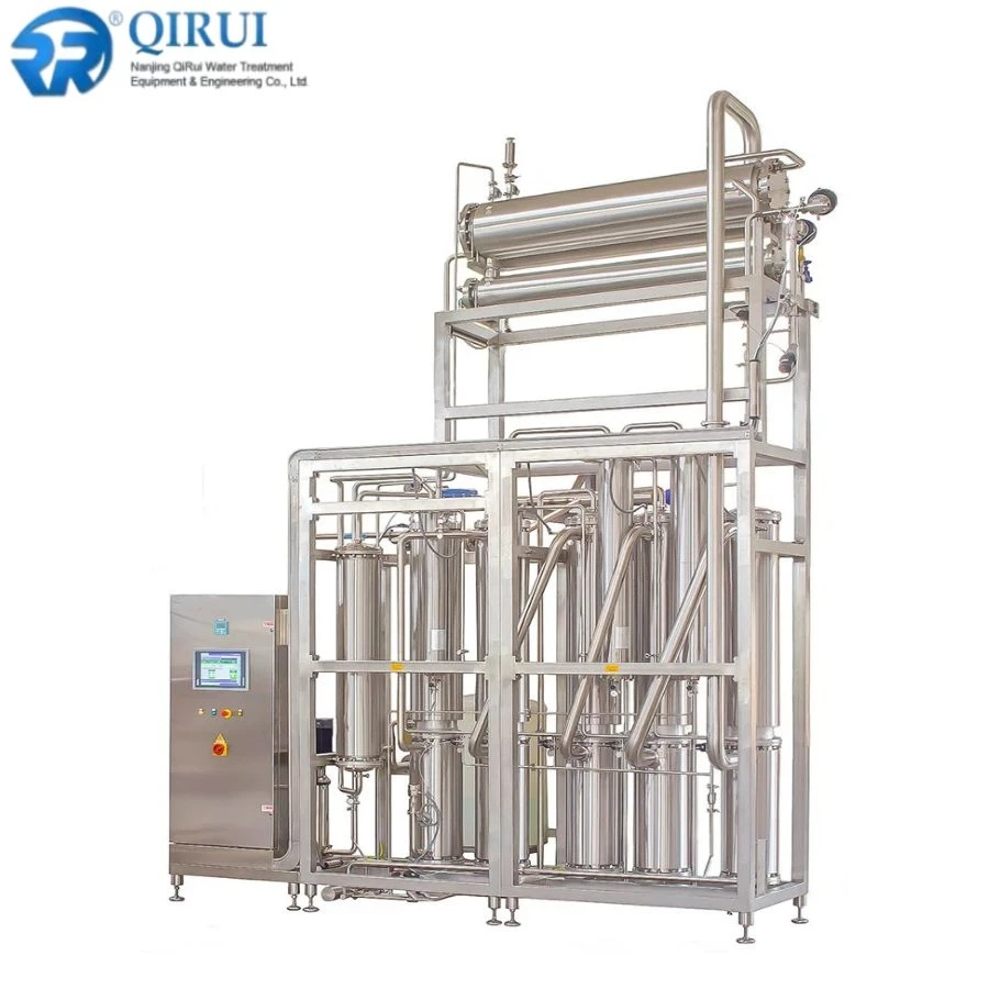 distillation unit 0.1-8t /h Multi-Effect Distilled Water Machine Water For Injection Pharmaceutical Water Tubular distiller kit