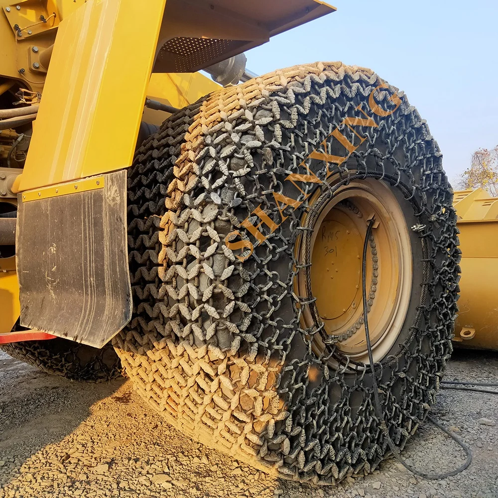 CAT wheel loaders 980 tyre protection chain 29.5R25 tire chain