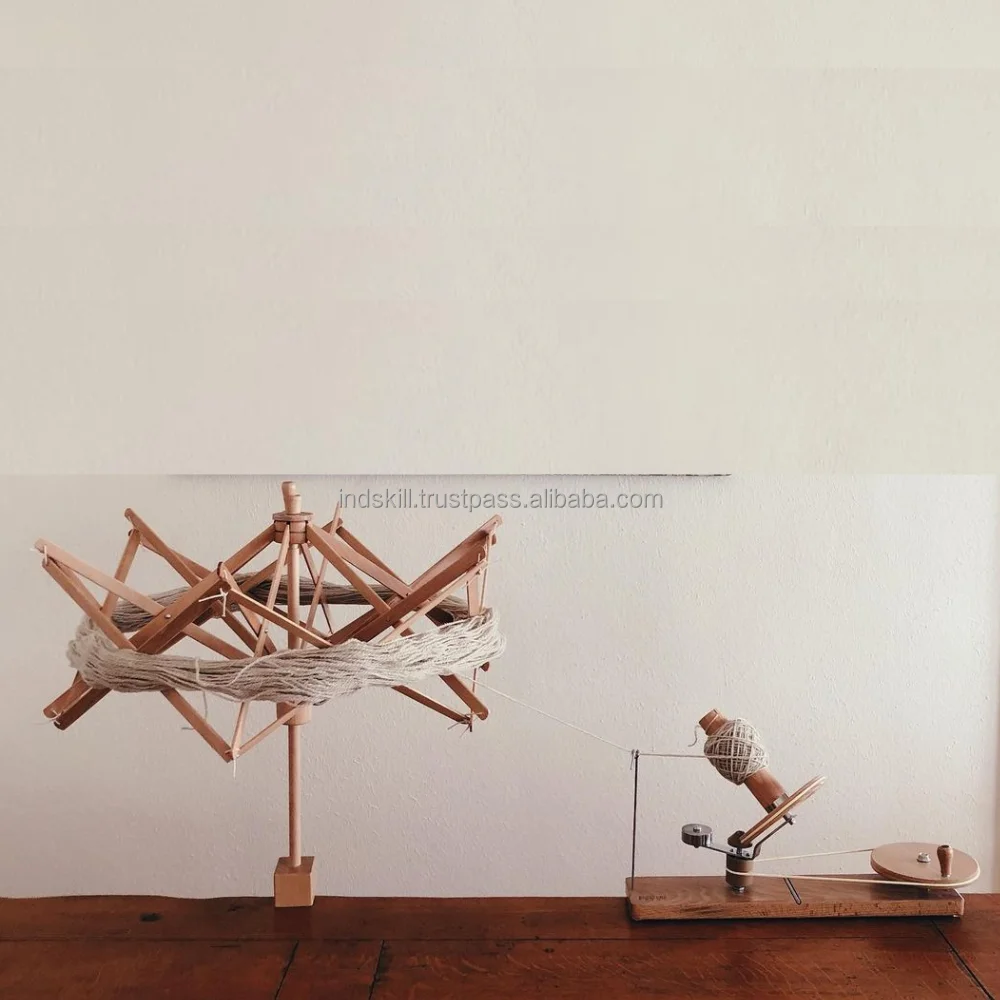 Super September Wooden Yarn Swift and yarn winder machine combo Wool Material for Knitting Box Eligible Seller star rated