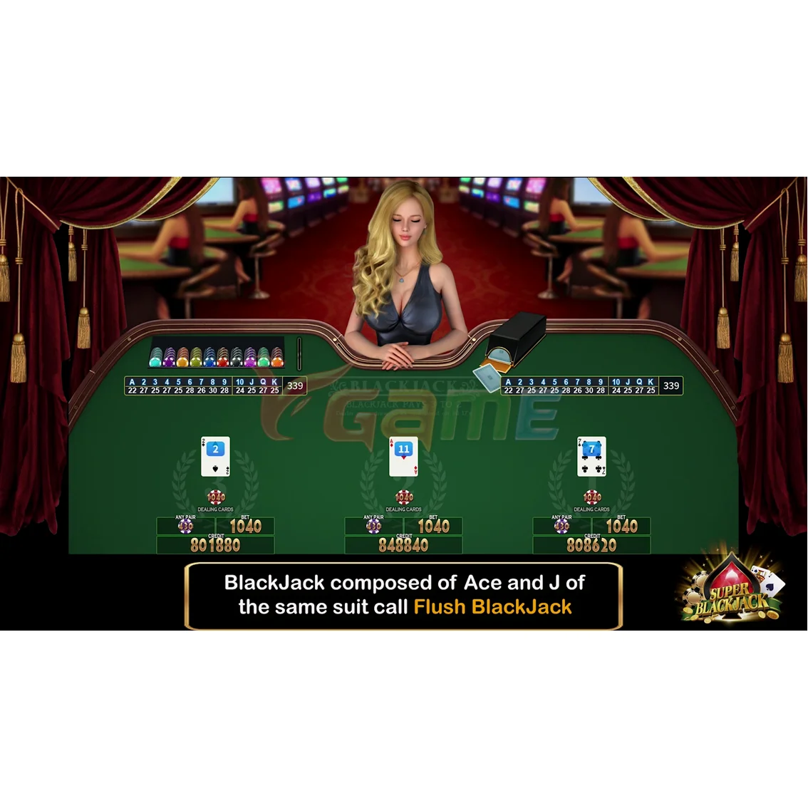 VGAME Game Room Software Game Board Poker Blackjack for Sale