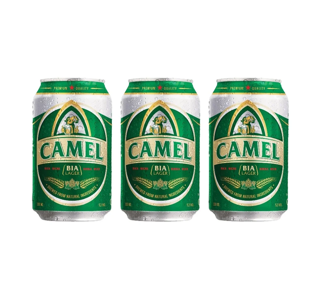 Camel Larger Beer 330ml X 24 Bottles Can Tinned Beer