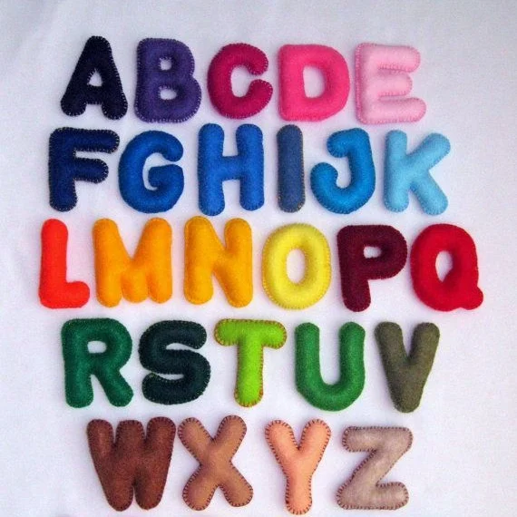 Детский экологически чистый высококачественный мягкий войлок с буквами для обучения школе на английском языке 100% новая зеландийская шерсть