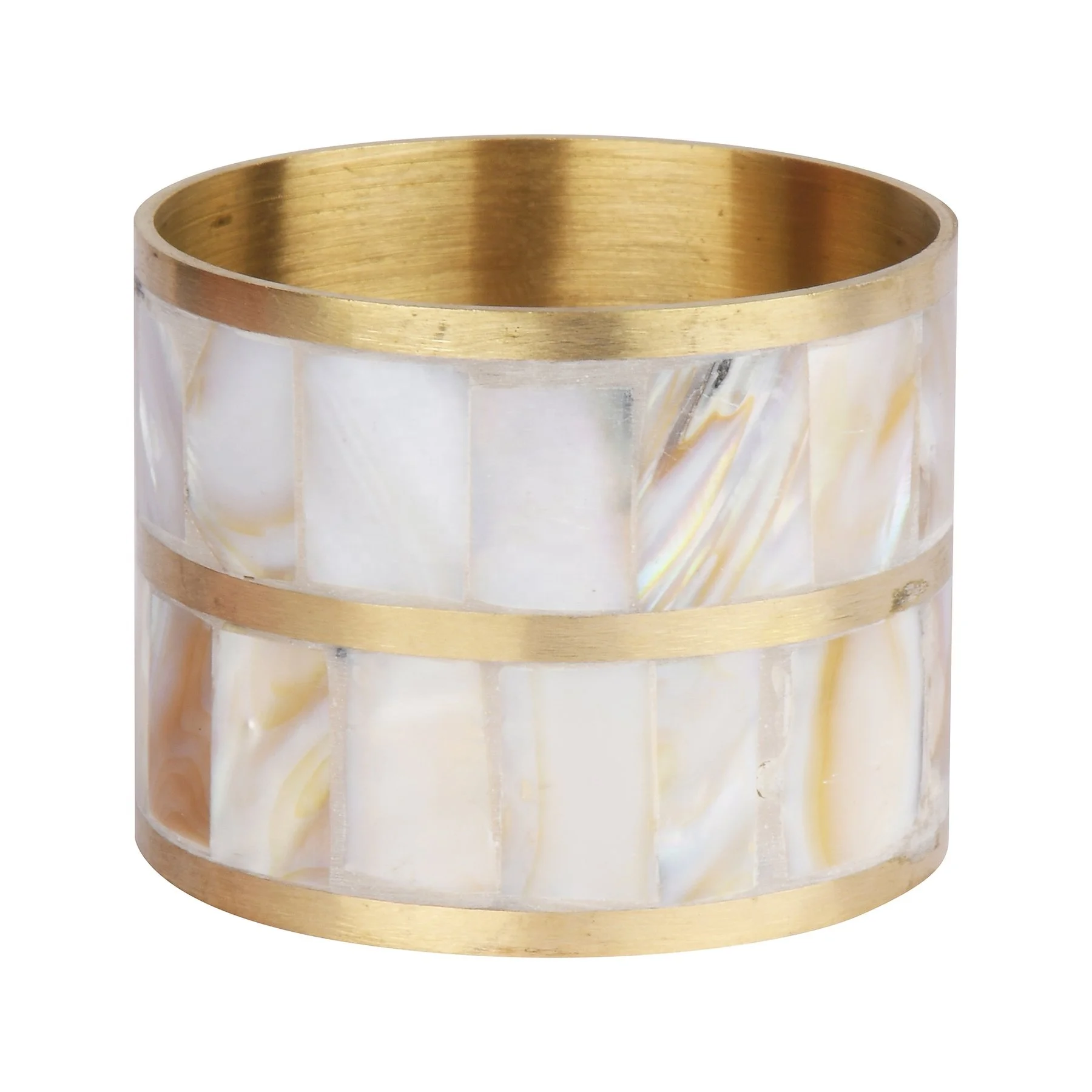 Декоративные кольца для салфеток из латуни и жемчуга уникальные натуральные аксессуары роскошной посуды