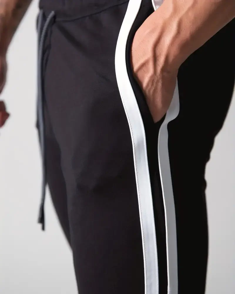 Hot Selling Fitness Jogging Pants Men Elastic Custom Joggers Sweatpants Sports Pants Casual Knitted 100% Cotton Embroidered