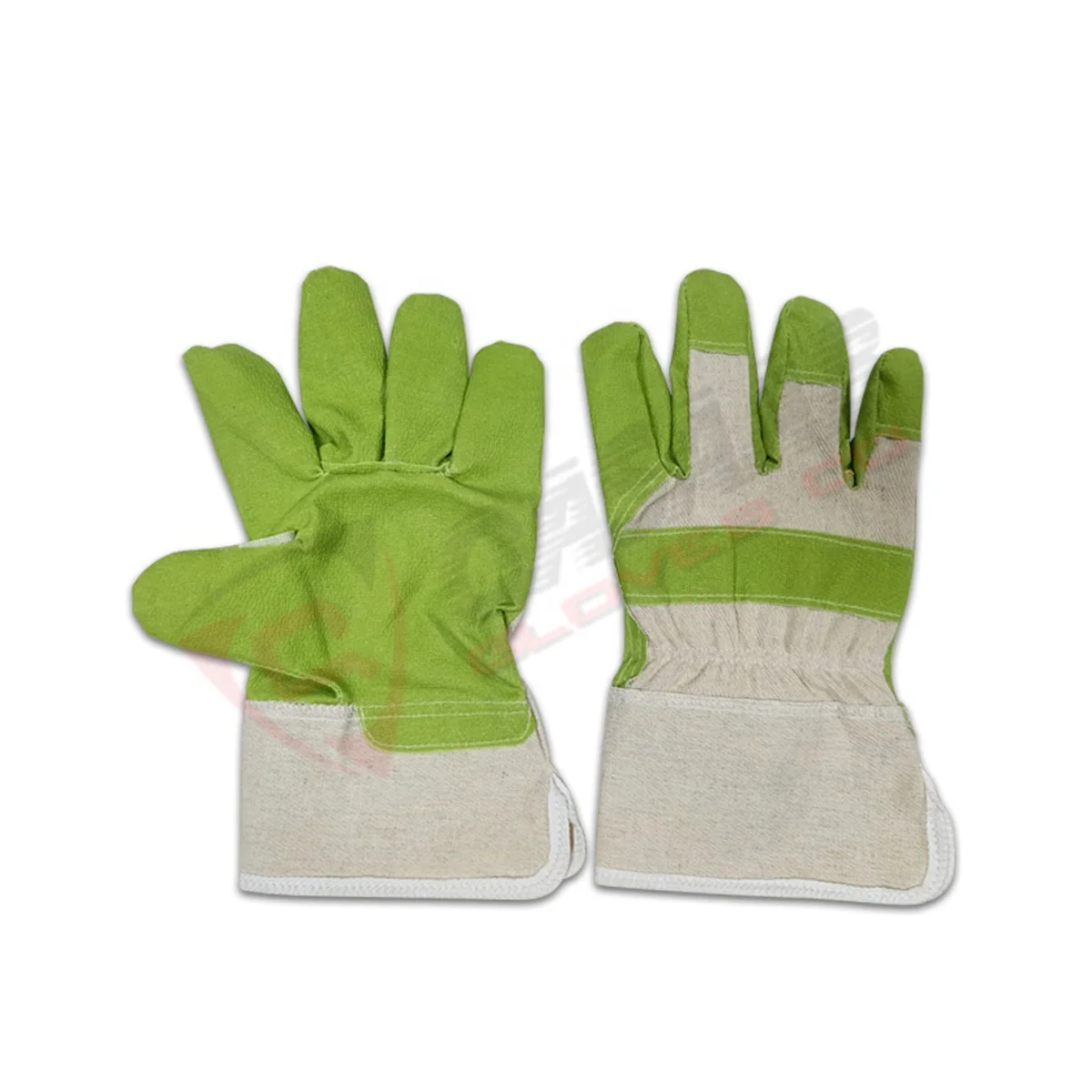 Breathable Dig And-Plant For Digging-Planting Gardening-Superior Best Quality Leather Canadian-Safety Working Gardener-Gloves