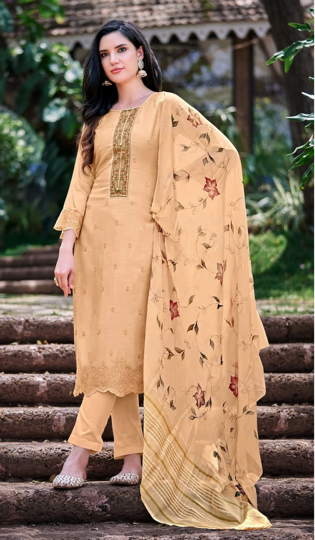 Stylish Salwar Kameez Suit Embroidered Ladies Salwar Suit For Wedding Wear At Wholesale Price From India
