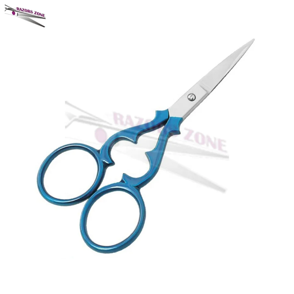 Rainbow Color Embroidery Scissors Sharp Blade Fancy Handle Cuticle Scissors