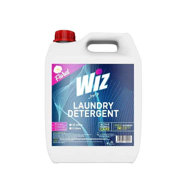 UAE Origin Supplier Selling 5 Liter Pack Washing Clothes Gel Shape Laundry Detergent Liquid for Bulk Buyers