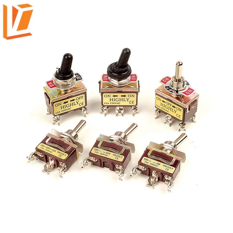 eu standard togglelever light brass switch