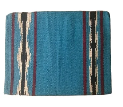 Quality Horse Riding Apparel Equestrian Saddle Pads contoured western saddle pad tightly hand woven and durable