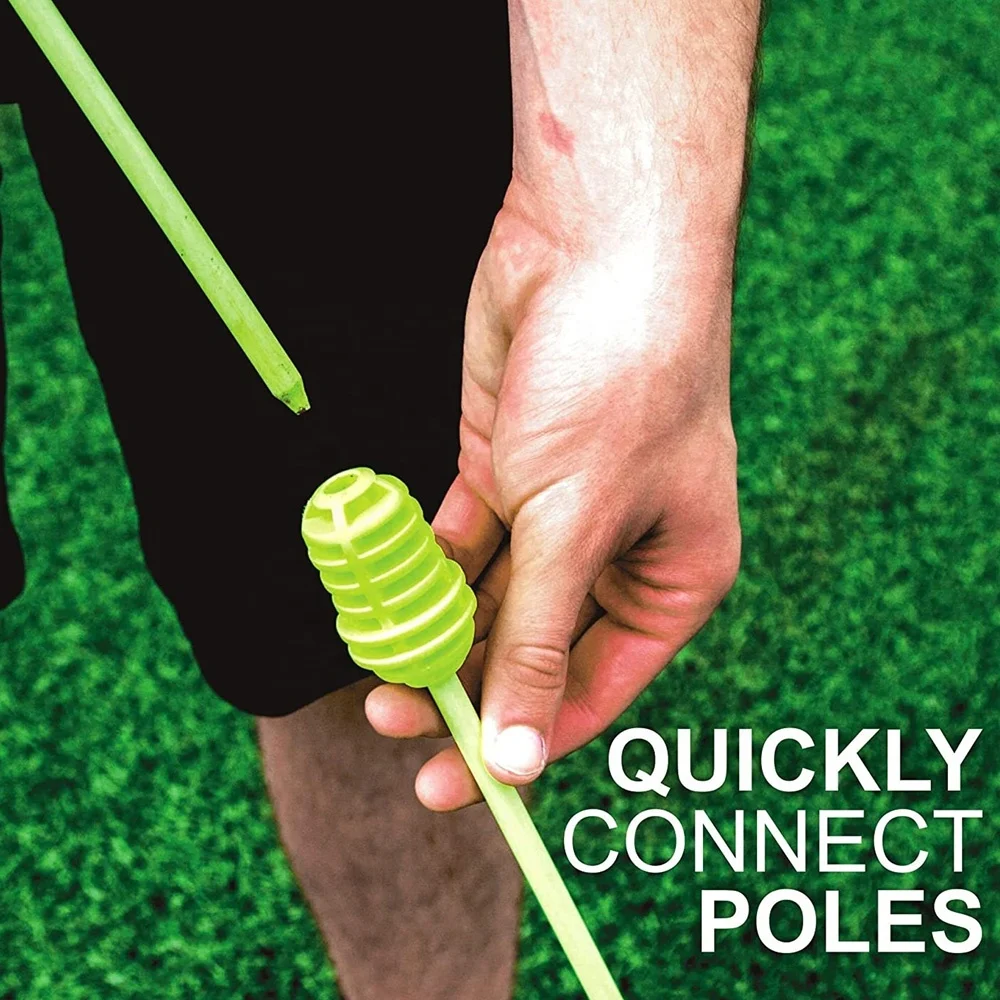 High Quality Soccer Sports Training Poles Solid Slalom Agility Pole Set for Soccer , Lacrosse, Football, Dog Training