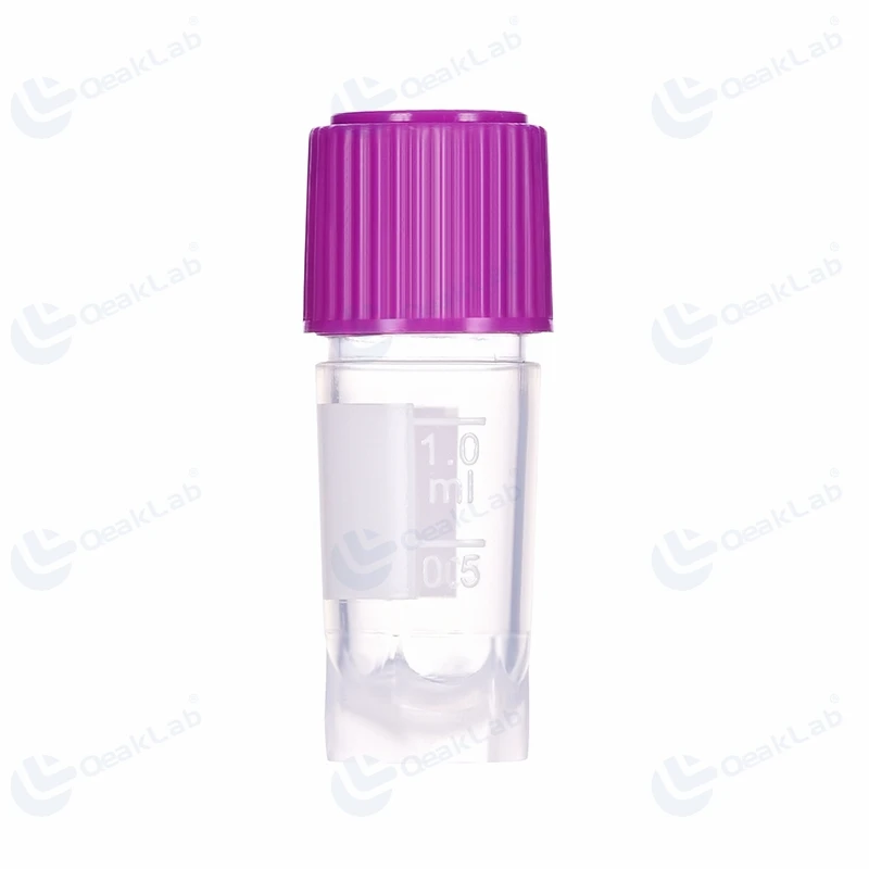 Medical Grade PP Plastic Test Tube Flat Bottom Cryotube Cryovial Tube