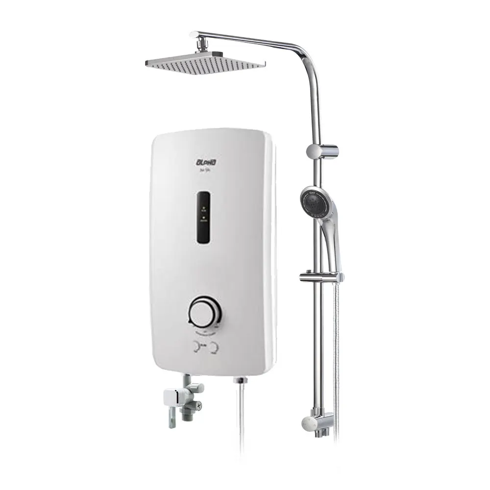 Мгновенный электрический водонагреватель IM-9i 3,5 кВт в белых заводских сделках по производству безрезервуарного душа с горячей водой, встроенный насос постоянного тока, характеристики ливневого душа