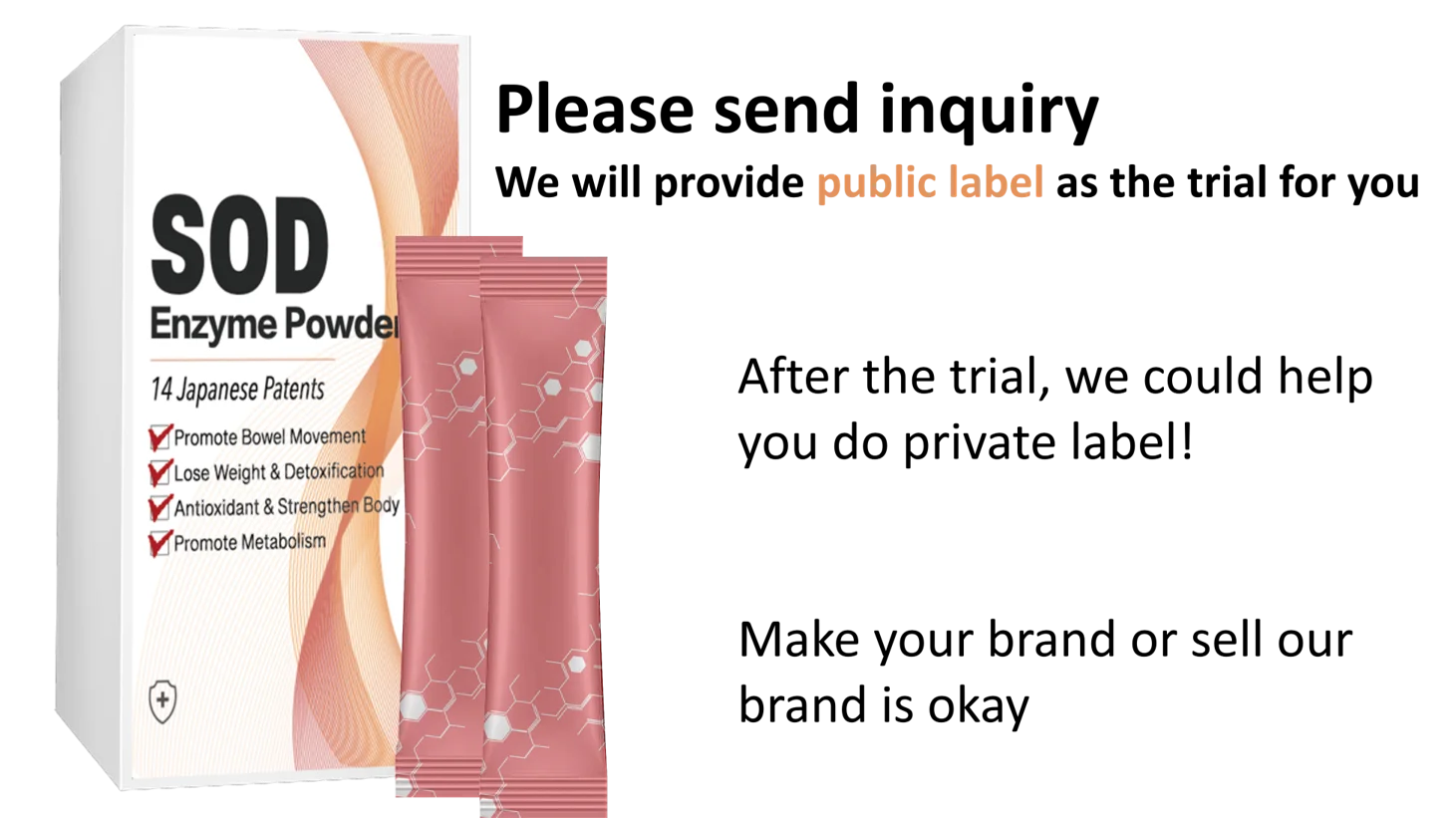 Pre workout private label weight loss tea