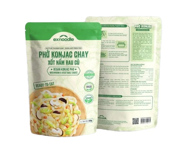 High Quality Instant Food Konjac Pho Mixed Mushroom & Vegetable Sauce Ready-to-Eat Fried with 2% Fat Content in Bag/Box