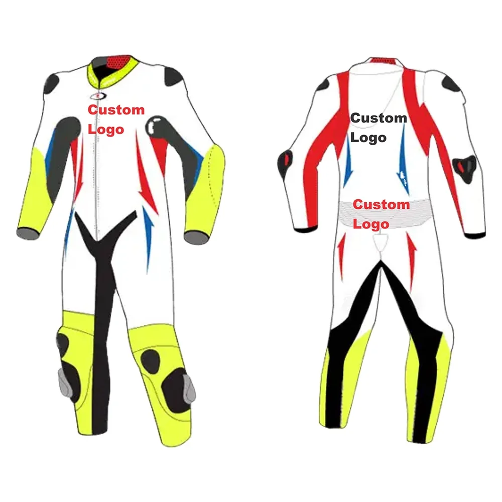 Wholesale Leather Racing Suit Customized Motorbike Suit Top Quality Motorbike Leather Suit Made In Pakistan