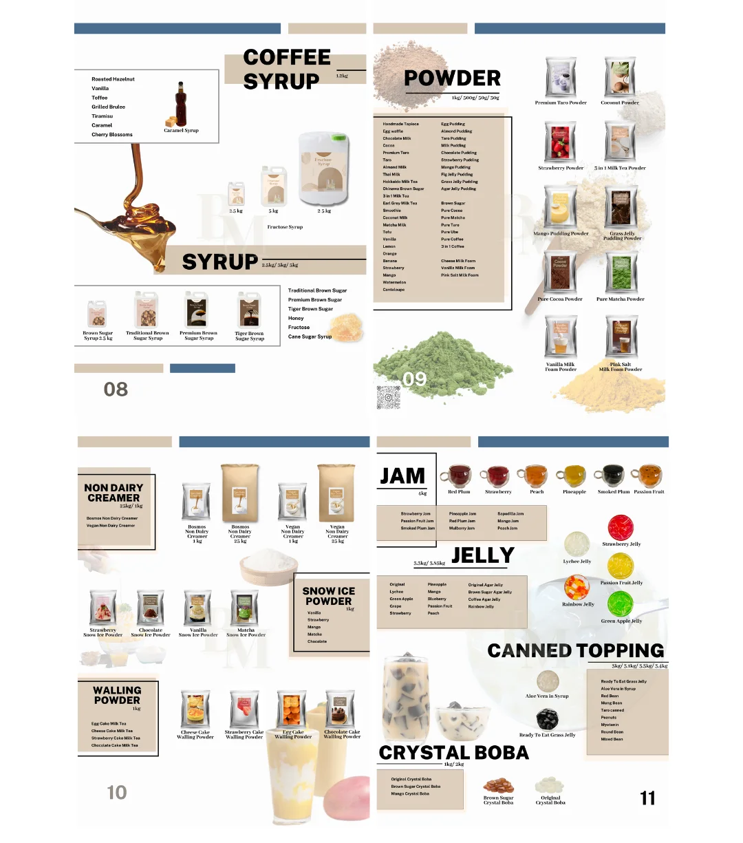 Bosmos_ Strawberry Jam 4kg- Best Taiwan Bubble Tea Supplier, Fruit Jam