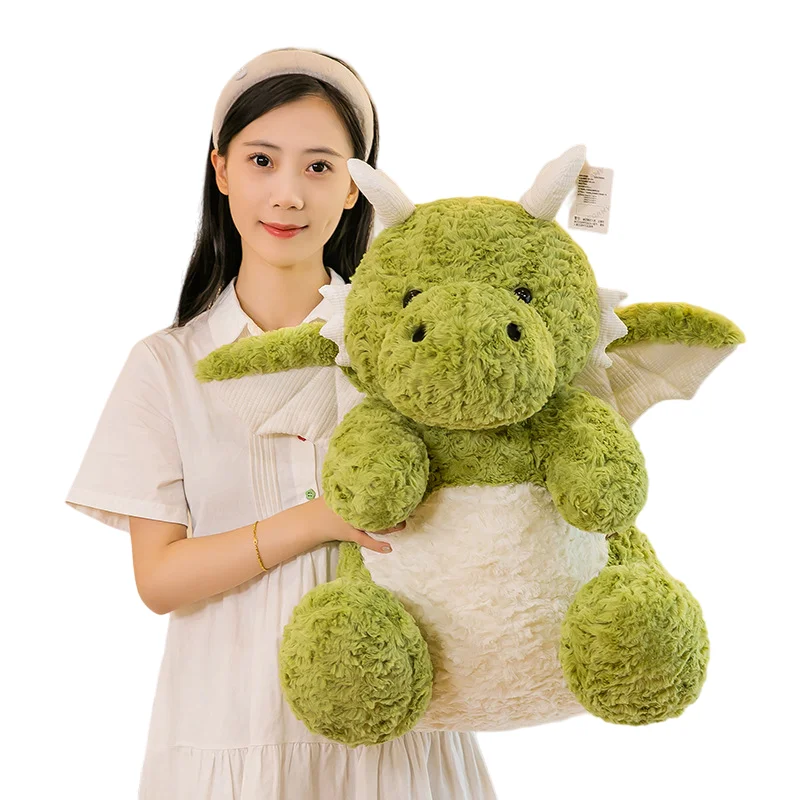 Cute Little Dinosaur Plush Toy Soft and Comfy Pillow for Children Sleep Companion and Birthday Gift for Boys and Girls