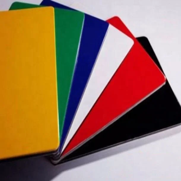 Warranty 10 to 20 years not fade aluminum composite panel gas station sheet manufacturer in China single double side colors