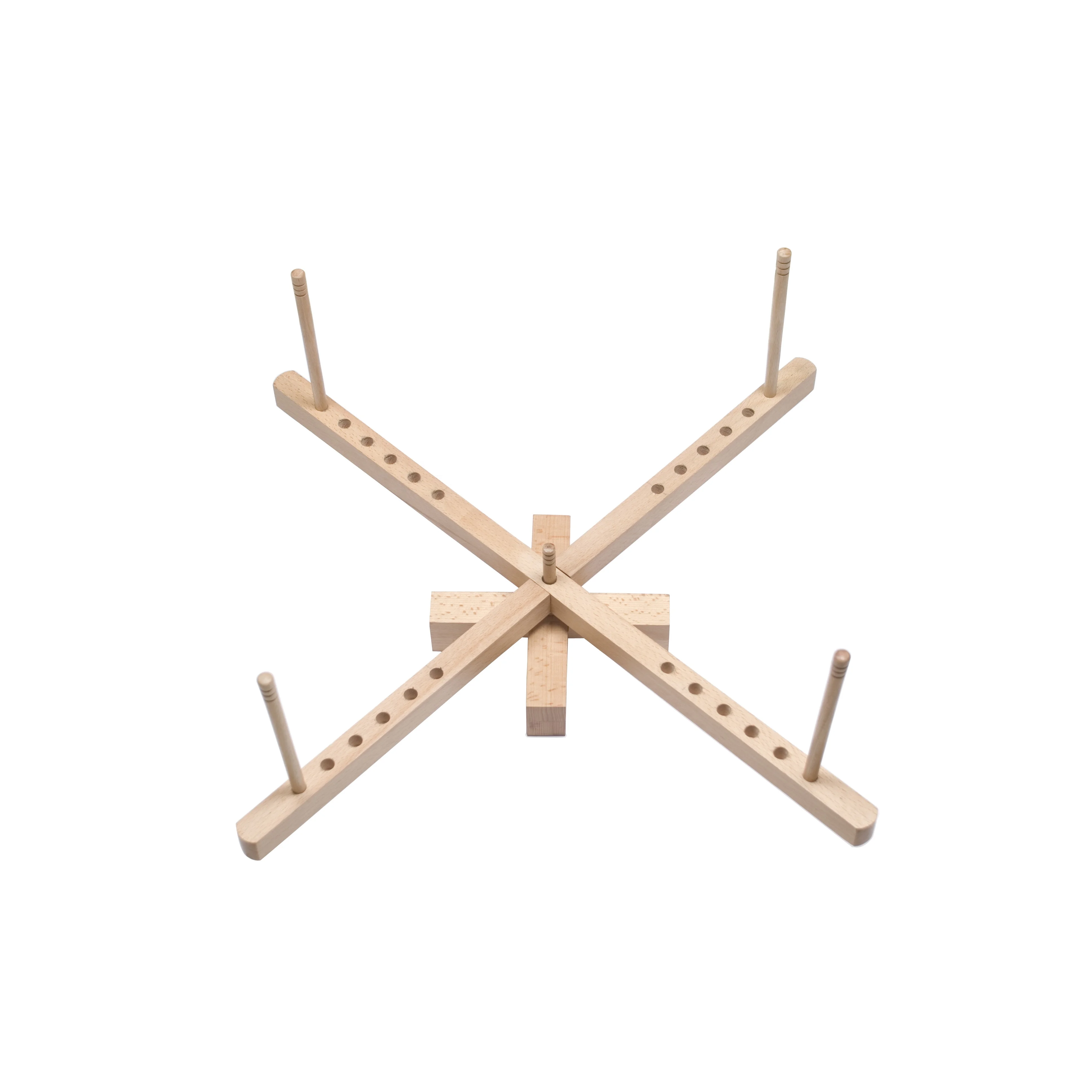 Handmade Craft Knitting Accessories Amish Yarn Swift Hand Operated Ball Winder Holder Machine Metal Hank Yarn Knitting Tool