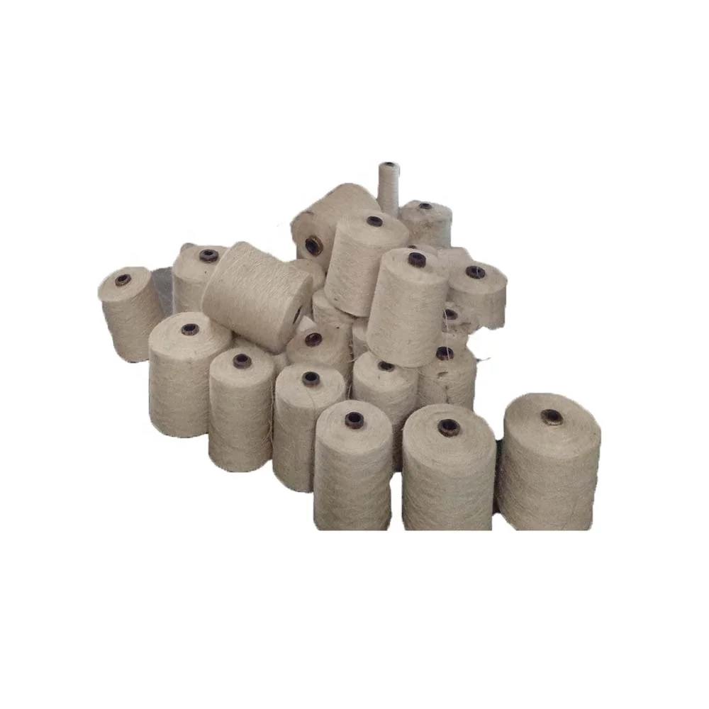 Mesta 100% Bright White Jute Yarn 9Lbs and 3Ply Product