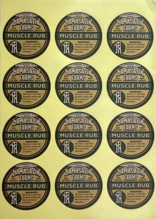 3 inch Eco Friendly Kraft paper label sticker custom logo digital printing bio-degradable recyclable high quality adhesive label