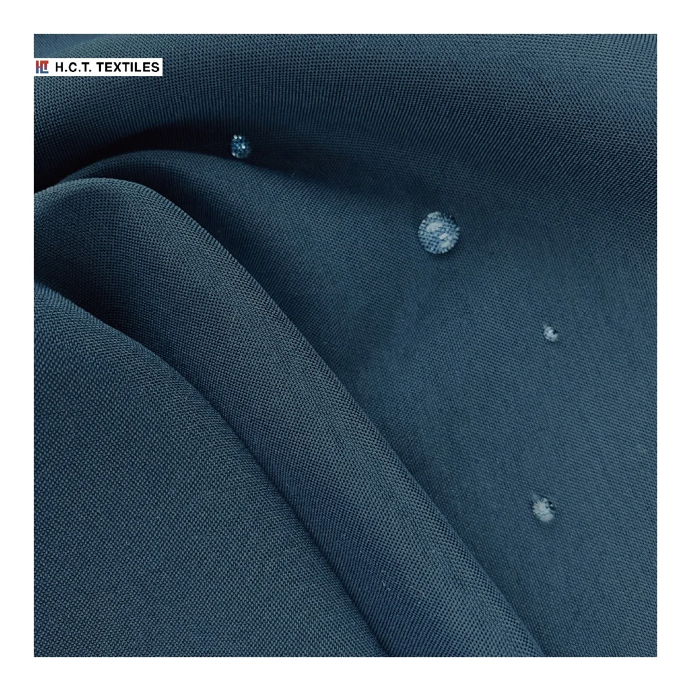 100% nylon taslan fabric waterproof water repellent cottony touch fabric