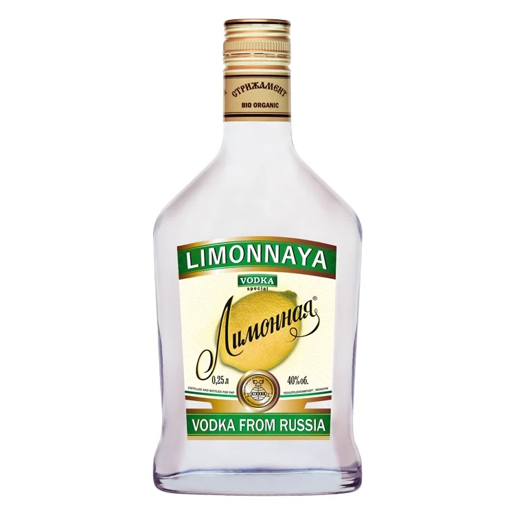 Soyuzplodoexport специальная водка «Lemon Lux», 0,25 л Сила 40% об.