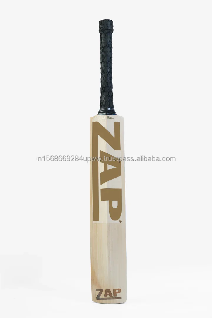 ZAP Vintage Retro Reserve English Willow Cricket Bat Wood and Plastic Sports Equipment for Players