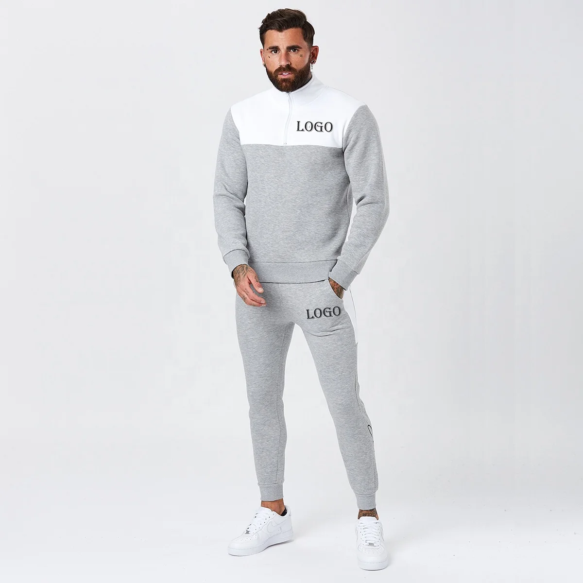 Warm Clothes Men Two Piece Outfits Fashion Sets Coldker Men Winter Outfits Casual Tracksuits