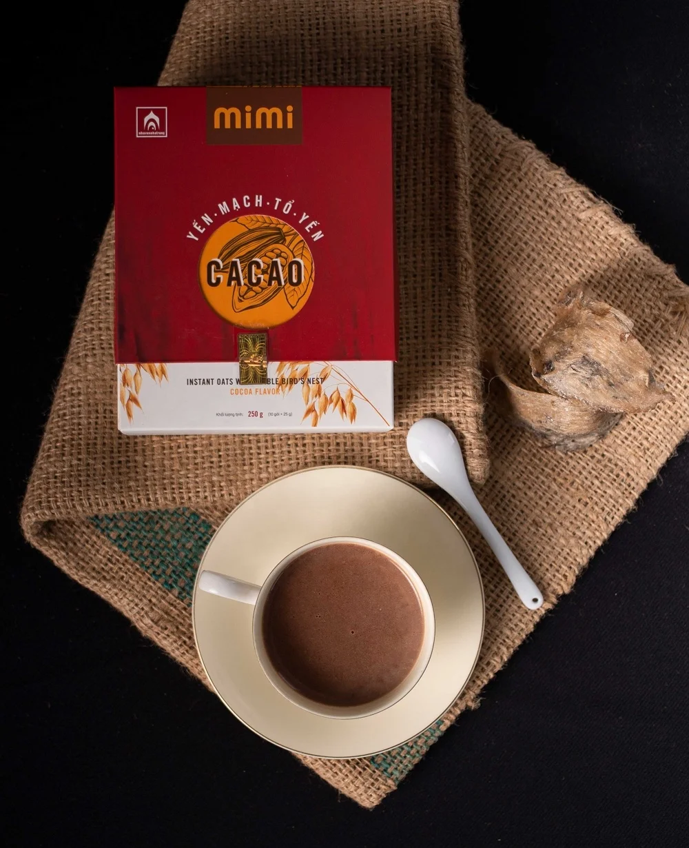 Продукт птичьего гнезда Mimi Ласточка Овсянка (какао) Сделано во Вьетнаме высокое качество
