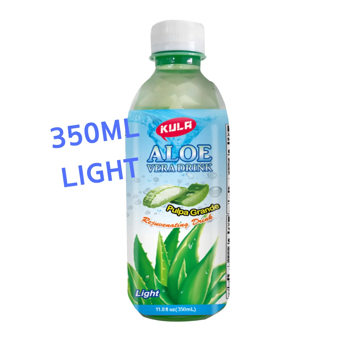 Customized Natural Aloe Vera Juice with pulp in 500ml / 1500ml PET bottle