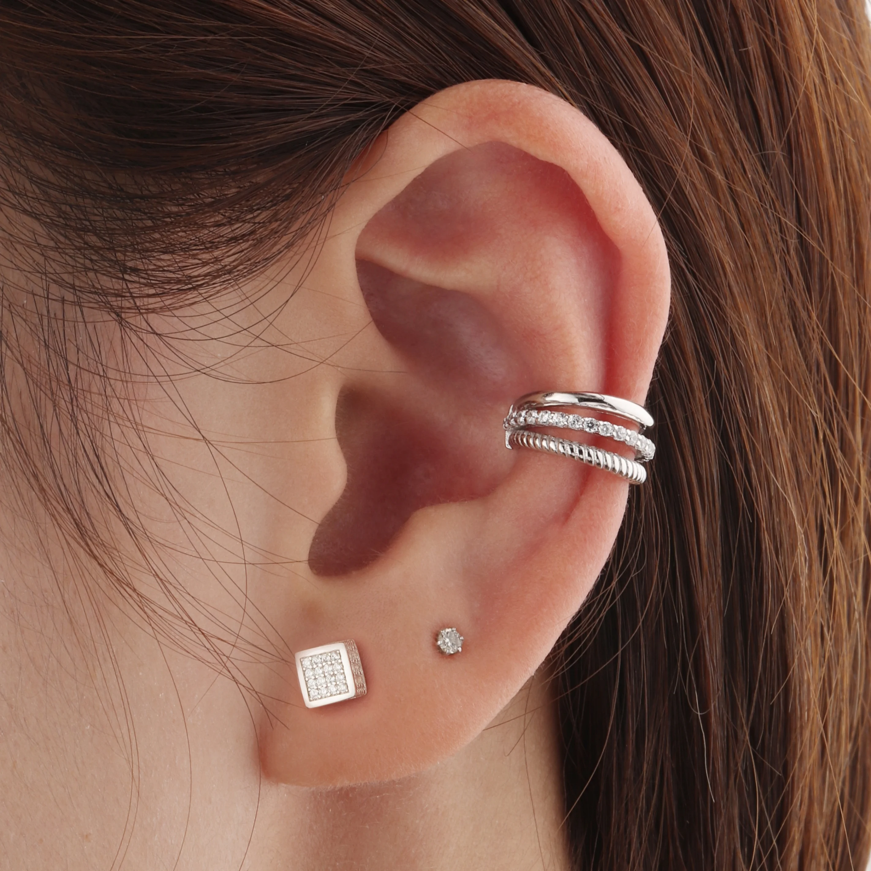 925 Sterling Silver Jewelry ear cuff sterling silver earrings